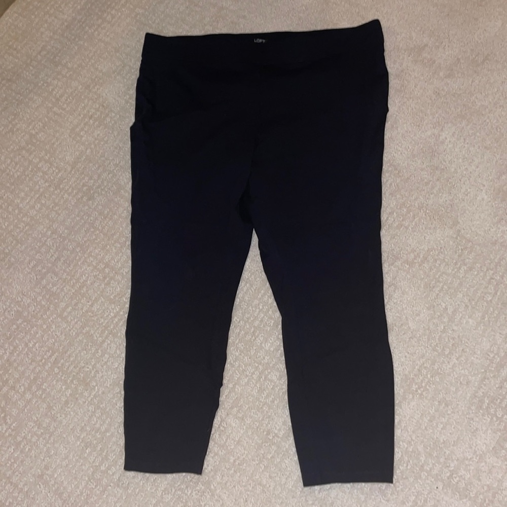 Loft Black Ponte Leggings